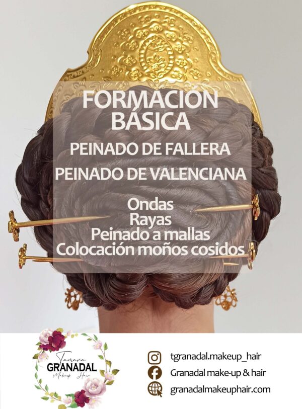 Curs teòric/pràctic de pentinat de fallera i Valenciana bàsic